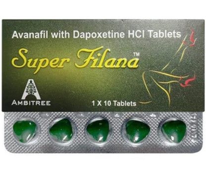 印度綠水鬼雙效錠Super Filana|第四代增硬延時強效|零副作用160mg*10顆 2