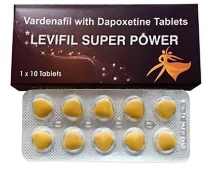 超級樂威壯雙效片Super Levifil|超強增硬助勃延時|巔峰男人一粒硬100mg*10顆 1