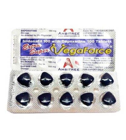 Vega Force藍蝌蚪雙效威而鋼片|強效助勃+延時雙效合一 10粒/盒 1