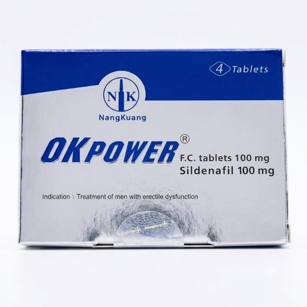 美好挺®膜衣錠 OKPOWER 100mg 南光西地那非學名藥 4錠裝 1